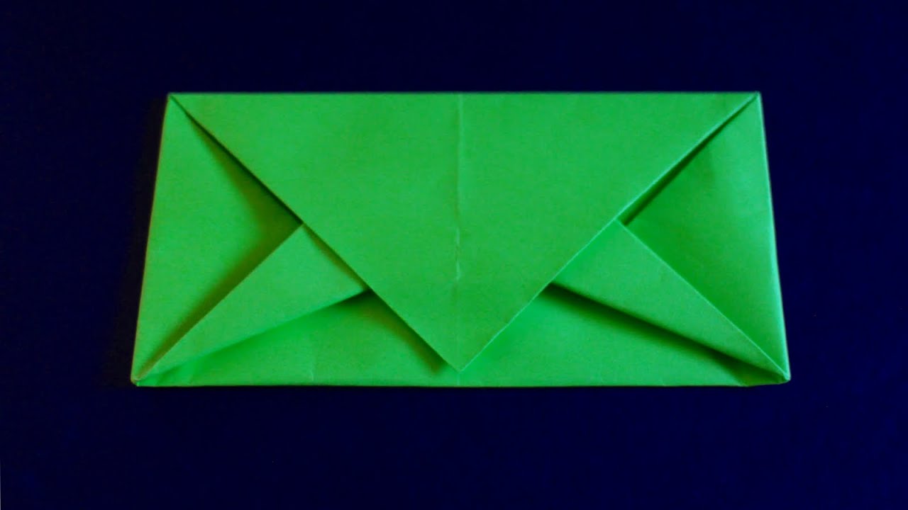Basteln mit Papier 'Origami Briefumschlag' für Geburtstag, Hochzeit & Weihnachten [W+]