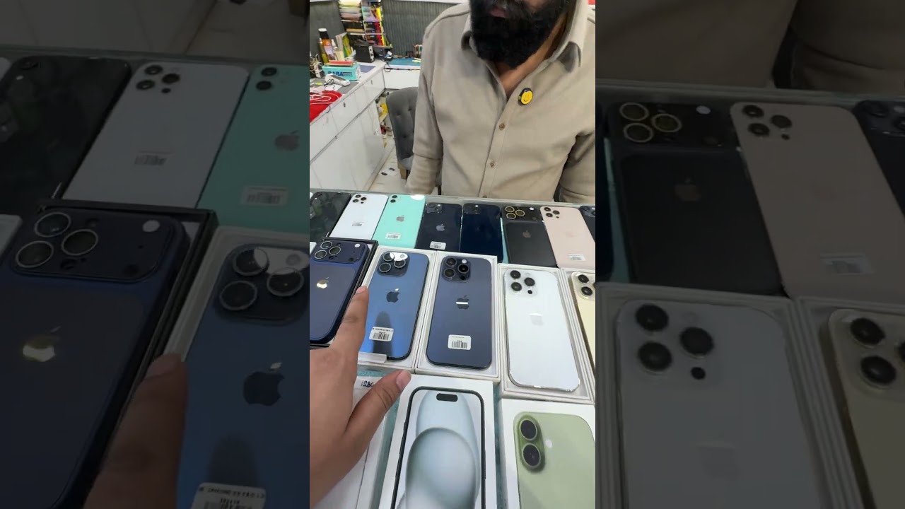 Cheapest iPhone Market in Delhi 🔥| Second Hand Mobile Used Phone iPhone 16, iPhone 15Pro, 17Pro