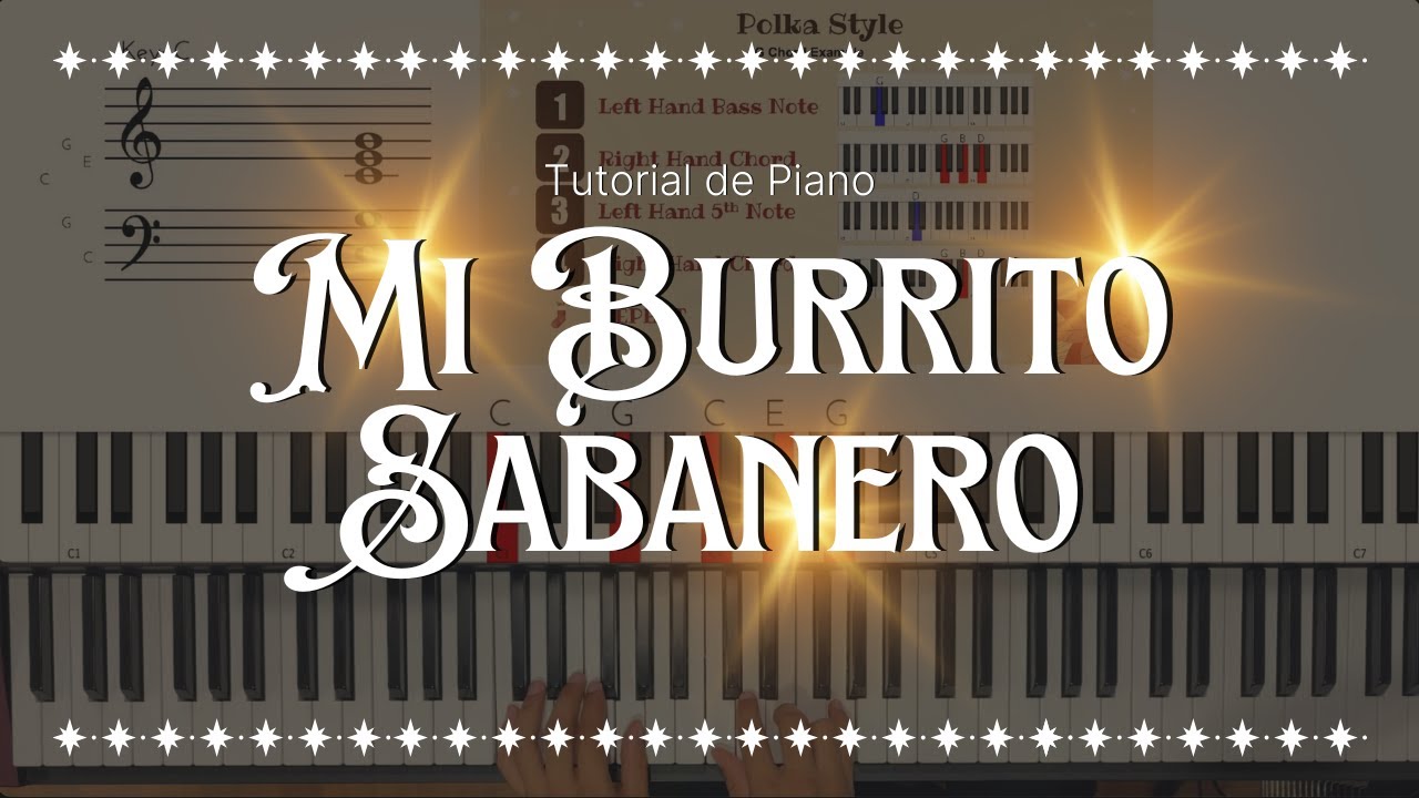 Aprende Mi Burrito Sabanero en Piano en Minutos ⏱️ | Tutorial Completo y Detallado