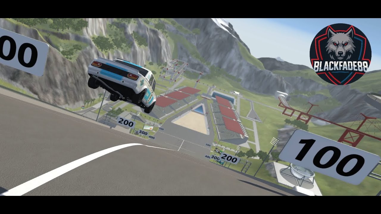 BeamNG Zerstörung verschiedener Fahrzeuge Feuer, Crash und Explosionen  wer kennt das Rote Fahrzeug?