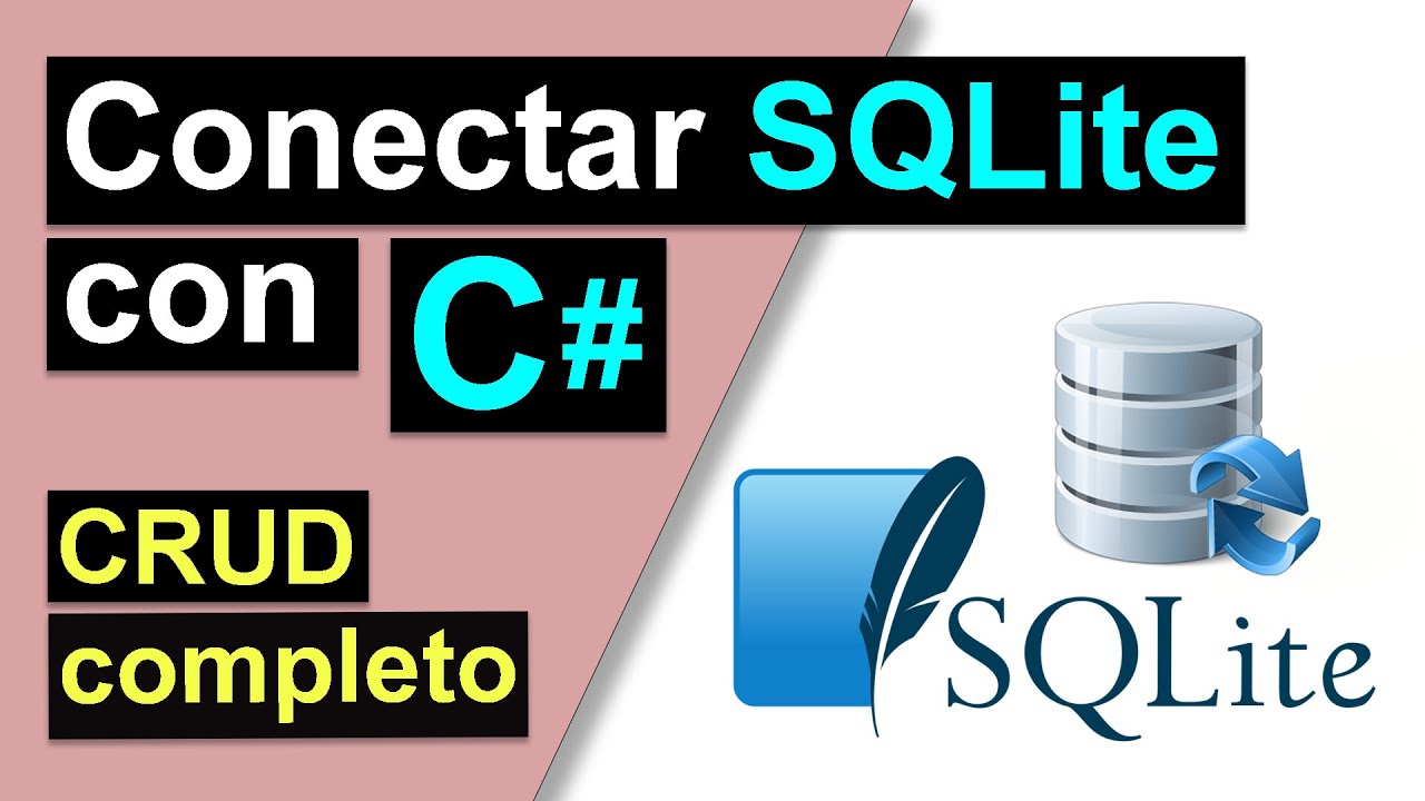 Como usar SQLite en Visual Studio C#  ✅ f&aacute;cil y completo ✅