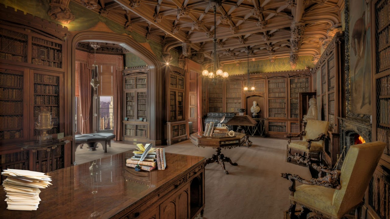 Victorian ASMR - Victorian Study Room #2