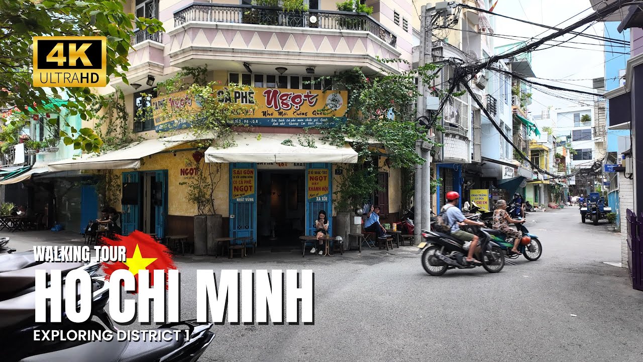 Exploring Local Market & Streets in Ho Chi Minh City District 4 🇻🇳 4K Walking Tour