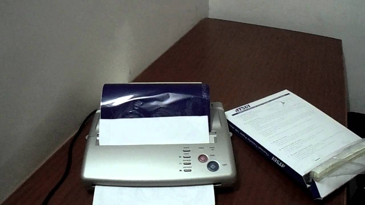 How To Use Tattoo transfer machine - Thermal transfer paper