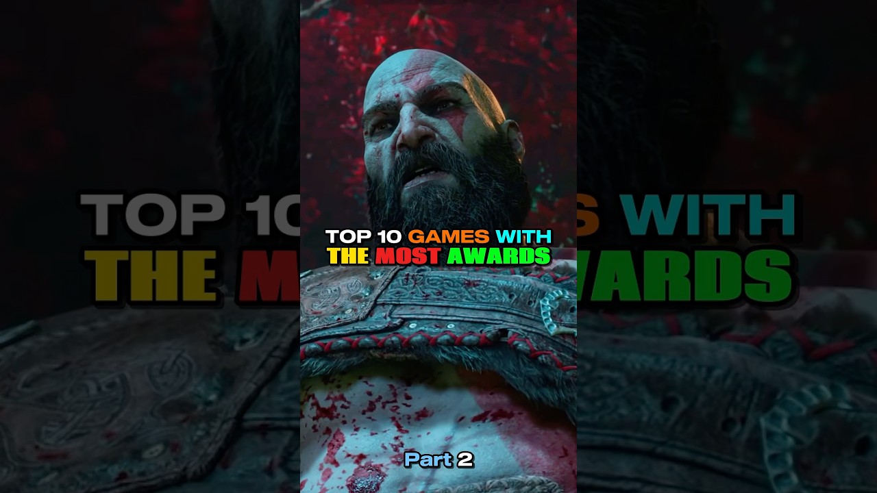 Top 10 Games With The Most Awards!!
