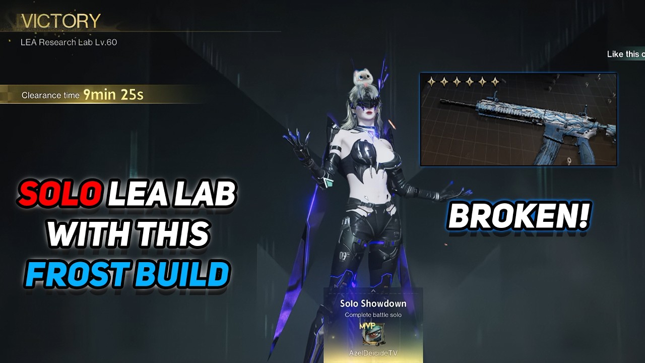 Solo LEA LAB With M416 Under 10 Min! Best Frost Vortex Build In ONCE HUMAN?