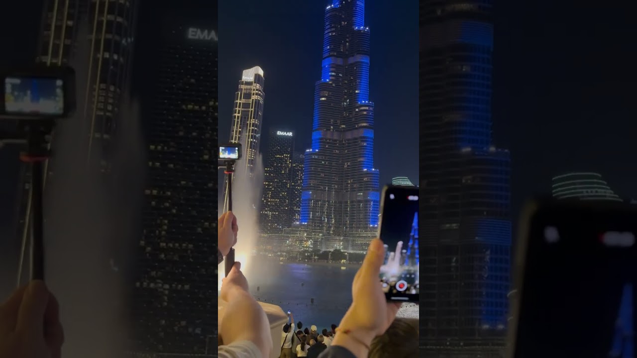 Burjkhalifa Water Fountain Show