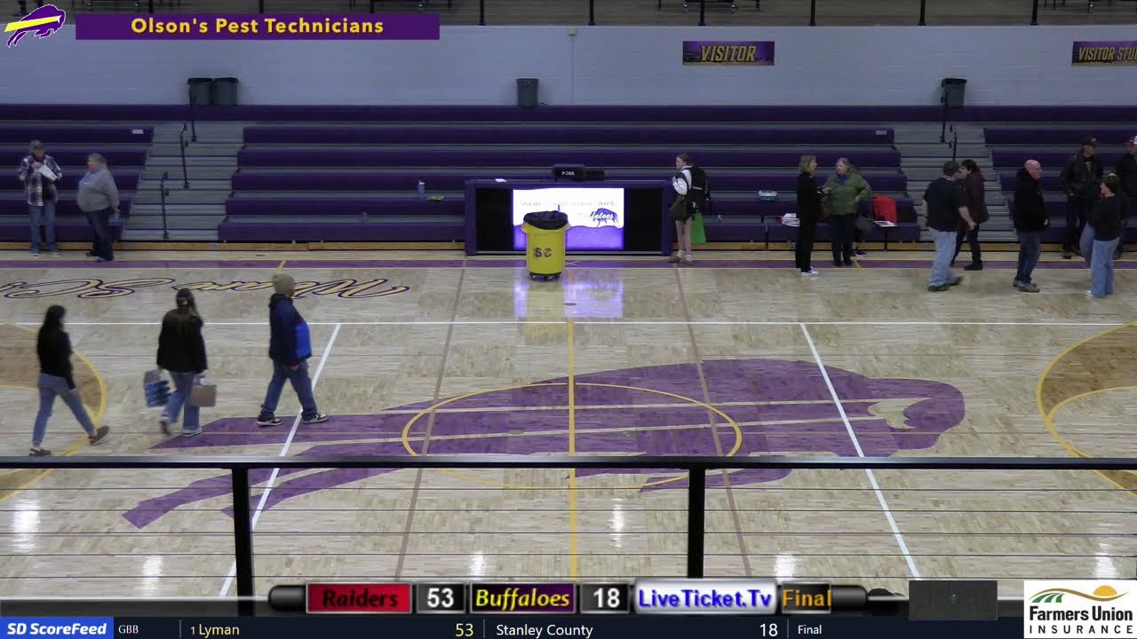Lyman County Lady Raiders vs. Stanley County Lady Buffaloes (GBB)