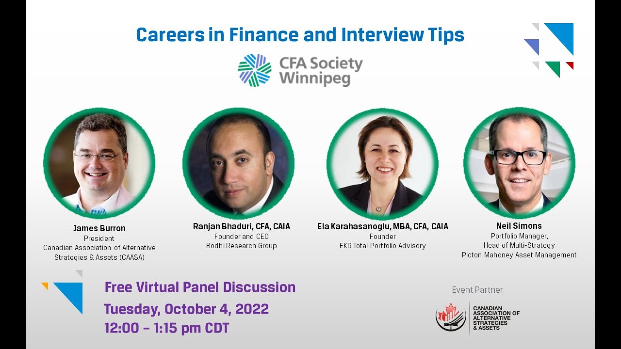 Careers in Finance & Interview Tips