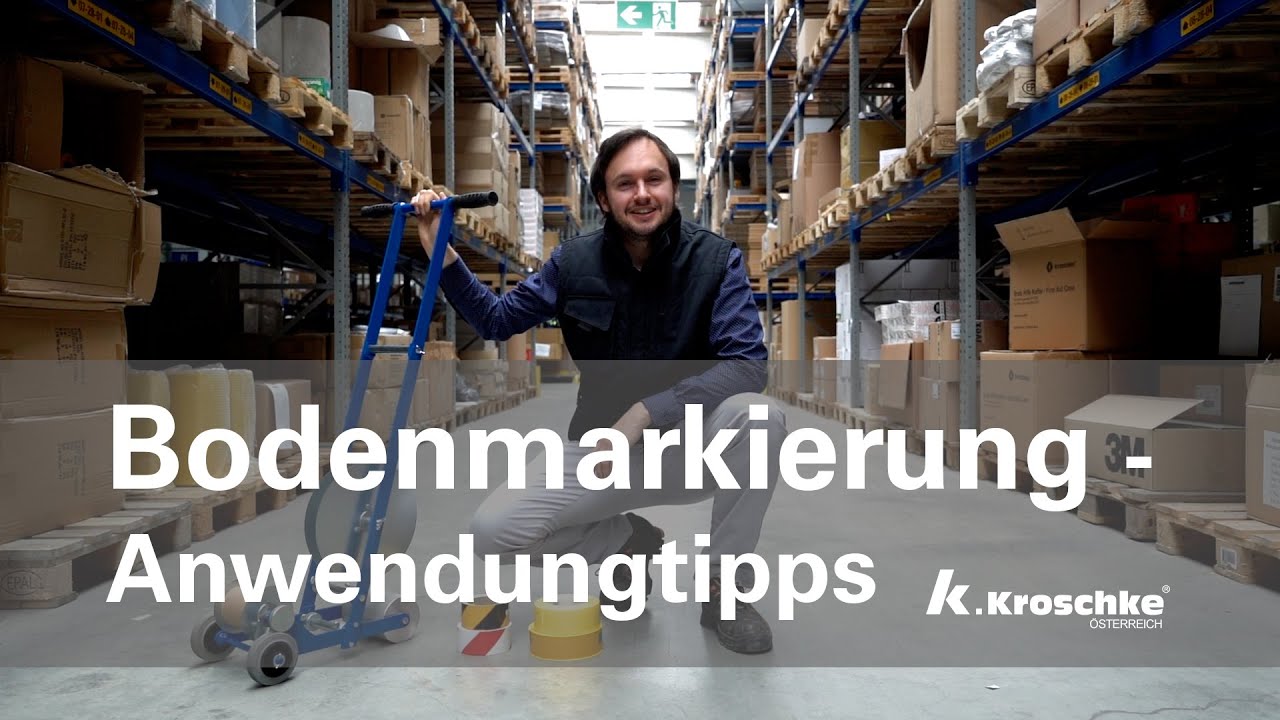 Bodenmarkierungen &ndash; Tipps zur Auswahl und Anwendung in Industrie- und Lagerhallen | kroschke.at
