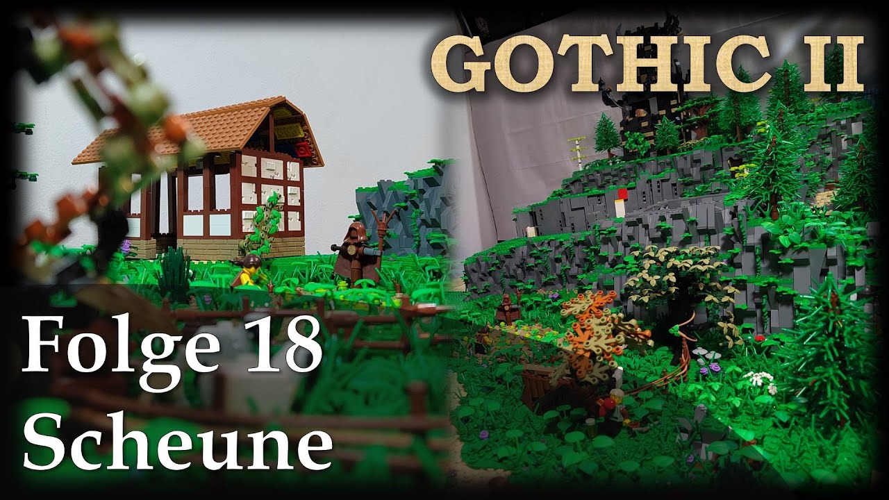 Scheune - Bau der Welt von GOTHIC aus LEGO® - Medieval MOC   Folge 18