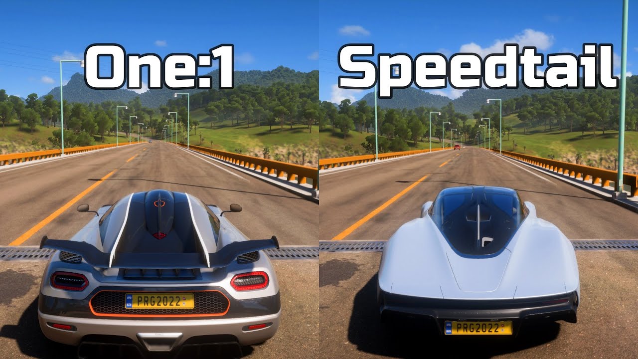Forza Horizon 5: Koenigsegg One:1 vs McLaren Speedtail - Drag Race