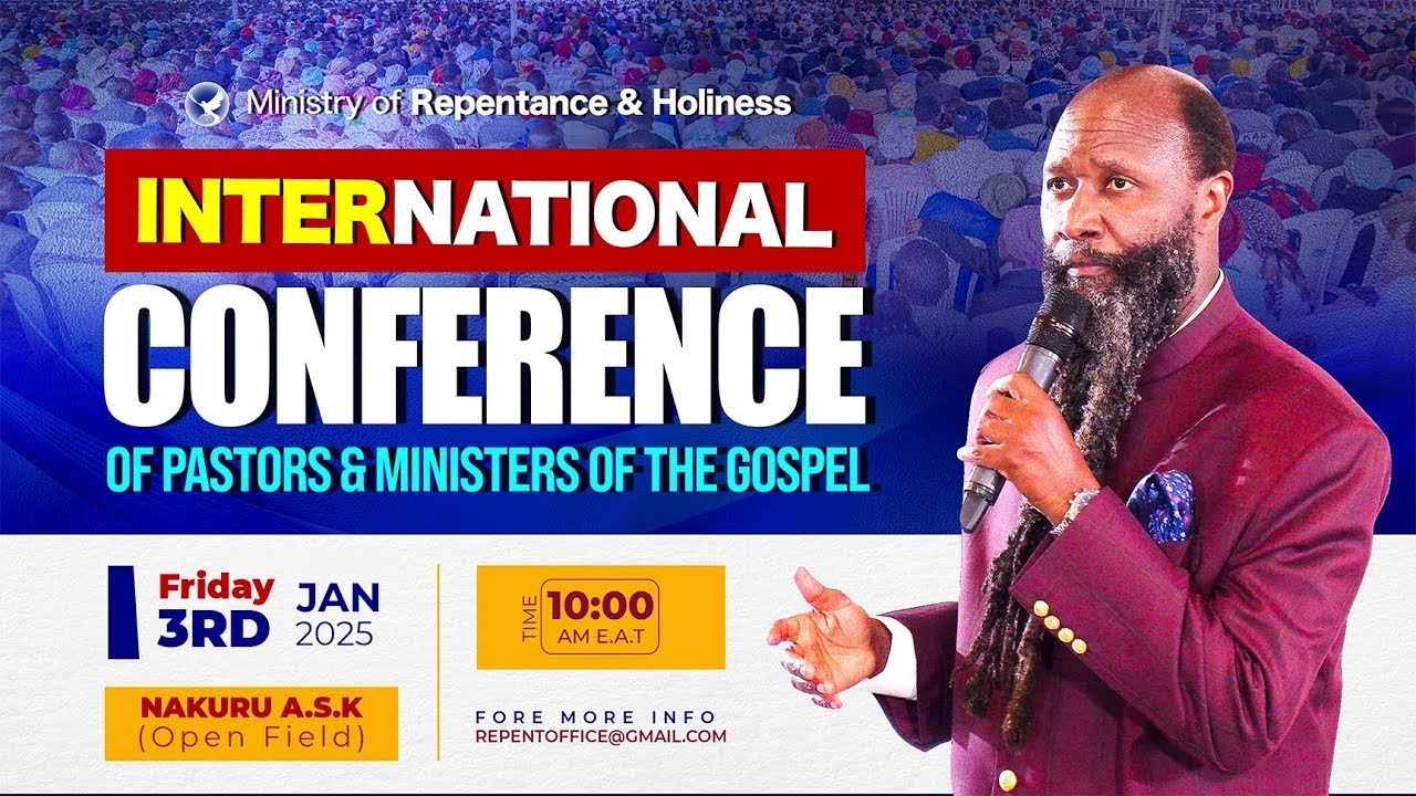 MEGA INTERNATIONAL CONFERENCE OF PASTORS & MINISTERS OF THE GOSPEL | JANUARY 3, 2025
