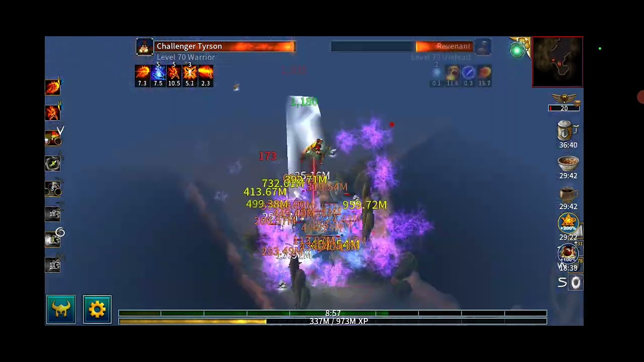 Eternium: Trial Level 125 2m02s [Critical-WW Fury 6/6 Warrior Build]