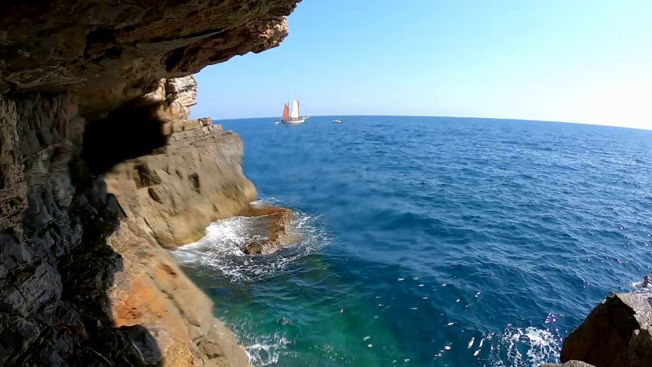 Underwater Cave. Toulon south of France. Grottes secretes Toulon Sud. VAR