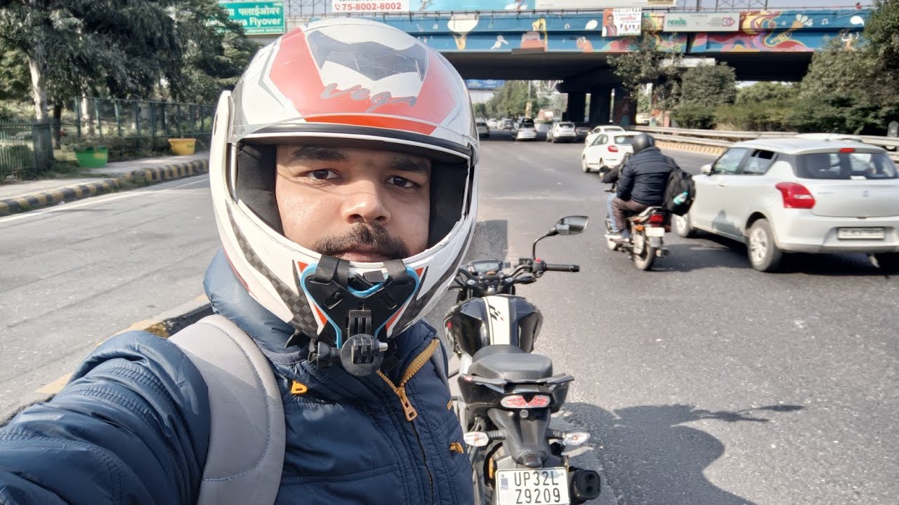Lucknow To Delhi Bike Ride | TVS Apache RTR 160 4v BS6 HP Version Knight Black