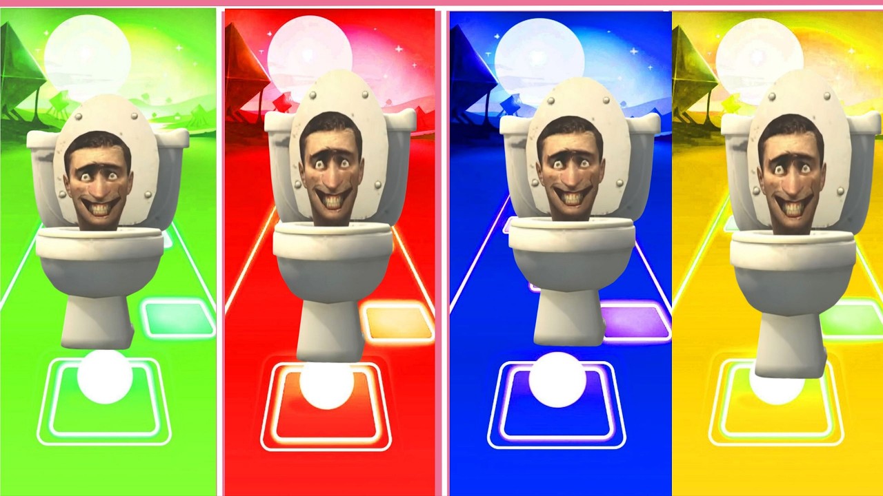 Skibidi Toilet Battle – Tiles Hop Part 41 🚽🎮