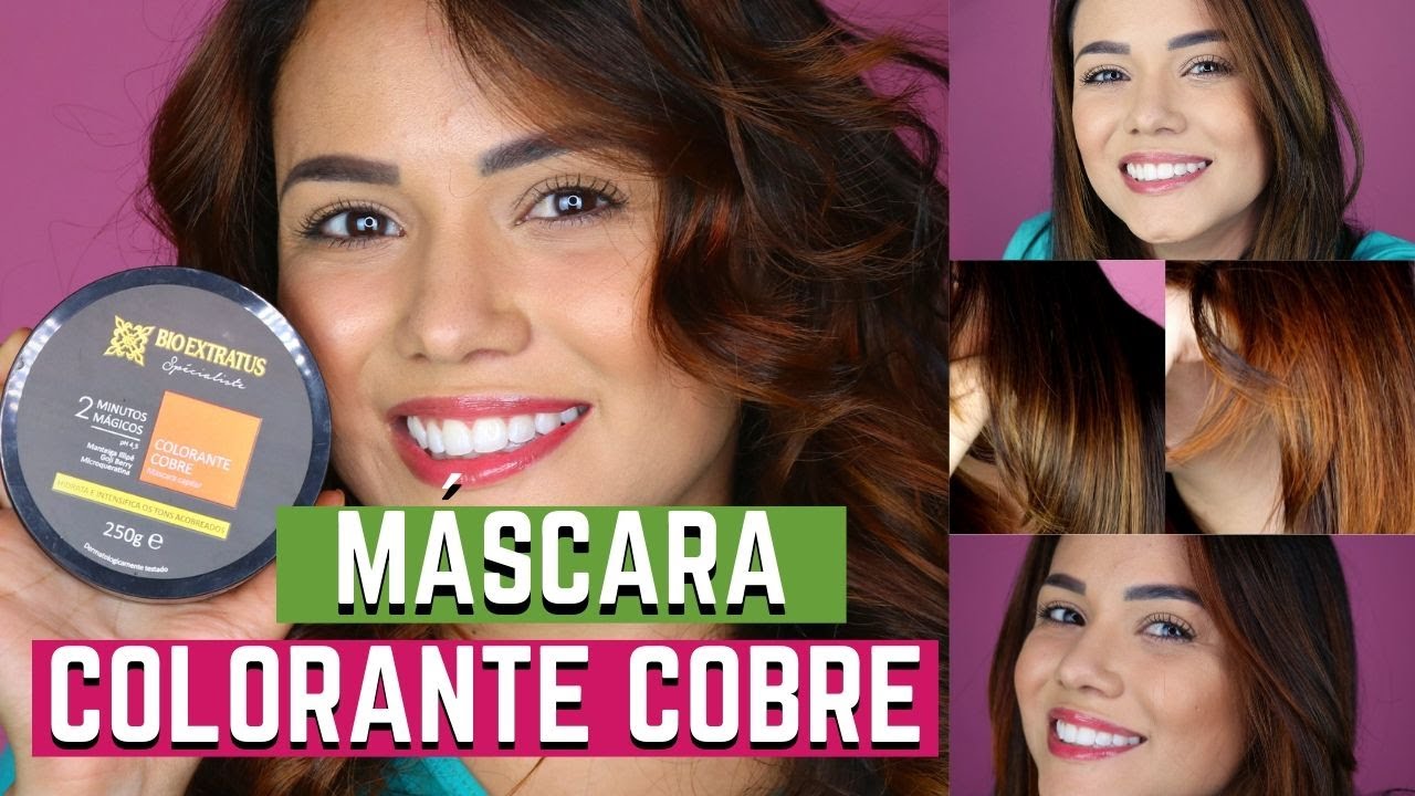 MÁSCARA COLORANTE COBRE DA BIO EXTRATUS