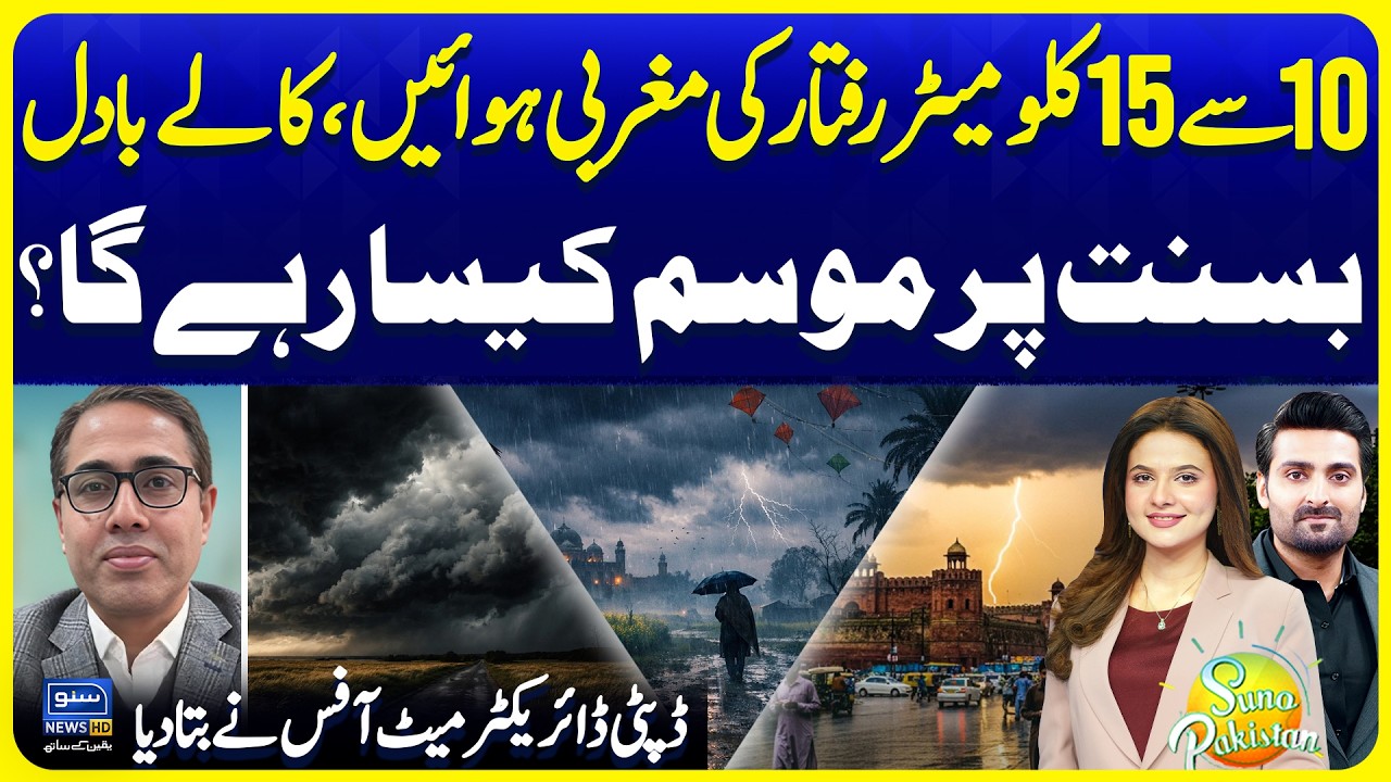 10-15 KMH Winds on Basant | Basant Weather Updates | Suno Pakistan 781