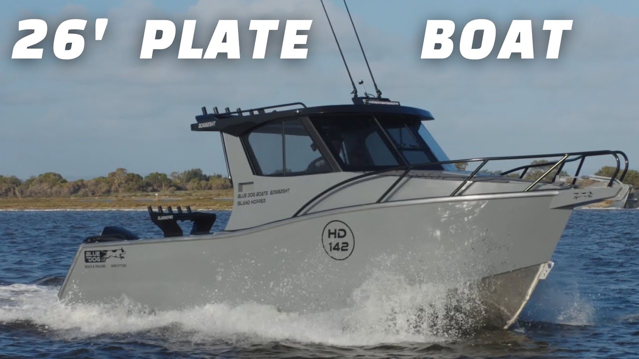 26ft  (8m) Offshore Plate Boat -  Blue Dog Boats-Island Hopper - BD6825HT