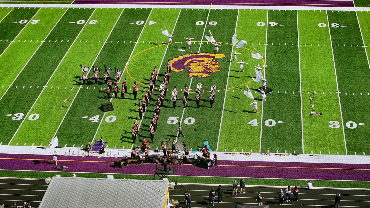 Faith Academy Marching Band at the Eastern Shore Classic 10-19-2024 in Daphne, AL.