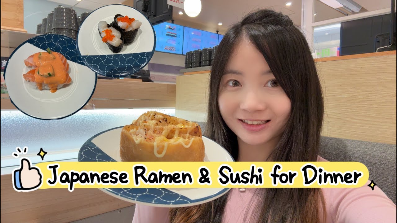 Vlog| Japanese Ramen 🍜 Sushi for Dinner 🍣