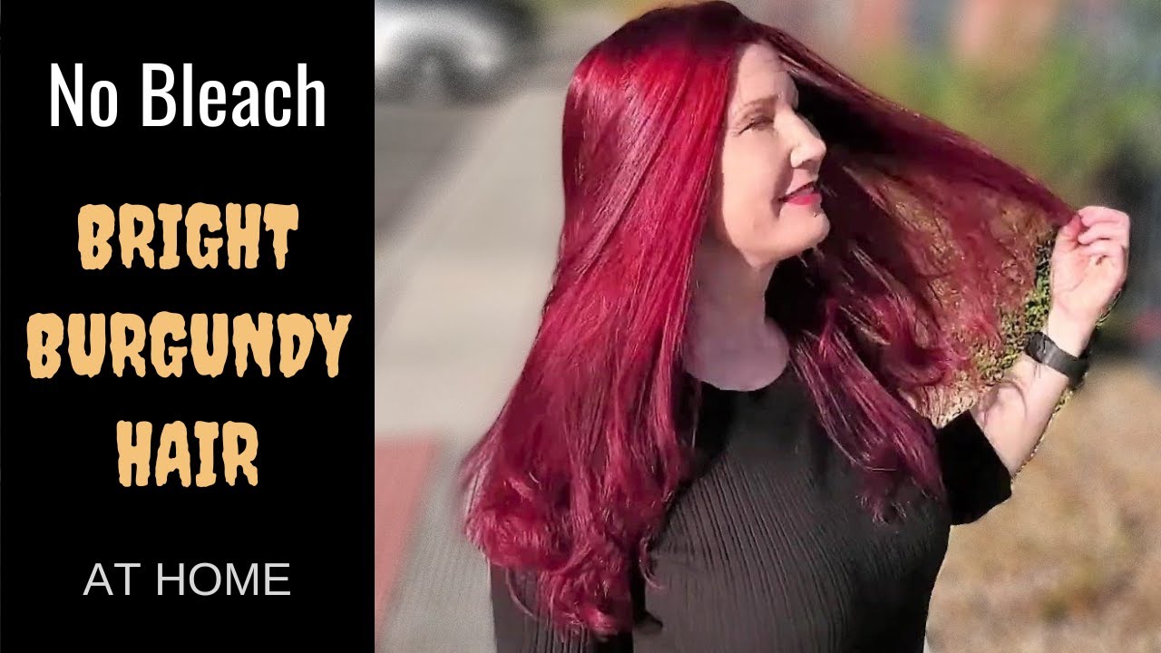 Dye And Refresh Red Hair At Home // No Bleach - Less Damage!