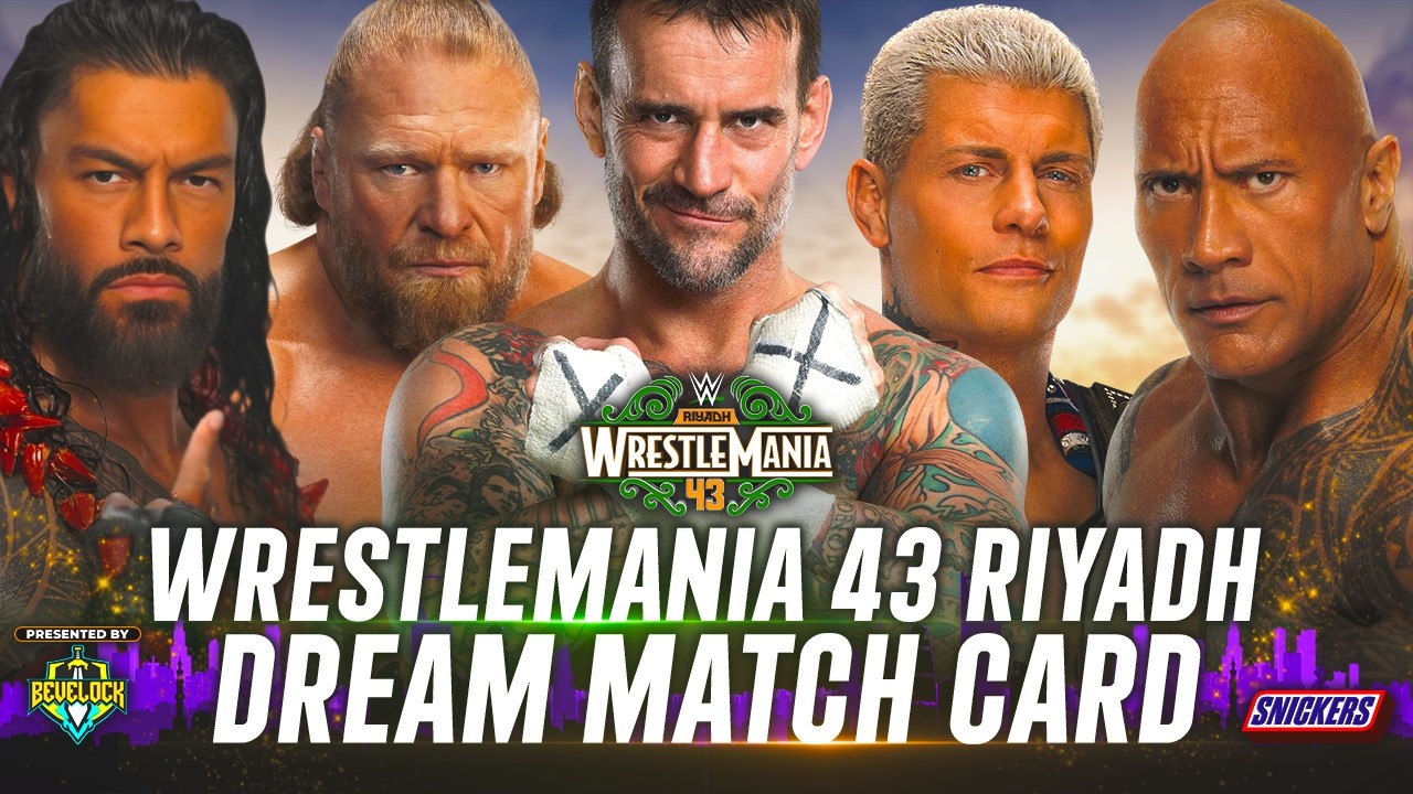 WWE WrestleMania 43 Match Card Winners Predictions | WrestleMania 43 Riyadh