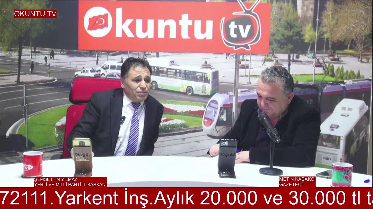 FİKİR ANALİZİ KONUK YERLİ VE MİLLİ PARTİ KAYSERİ İL BAŞKANI ŞEMSETTİN YILMAZ GAZETECİ METİN KABAKCI