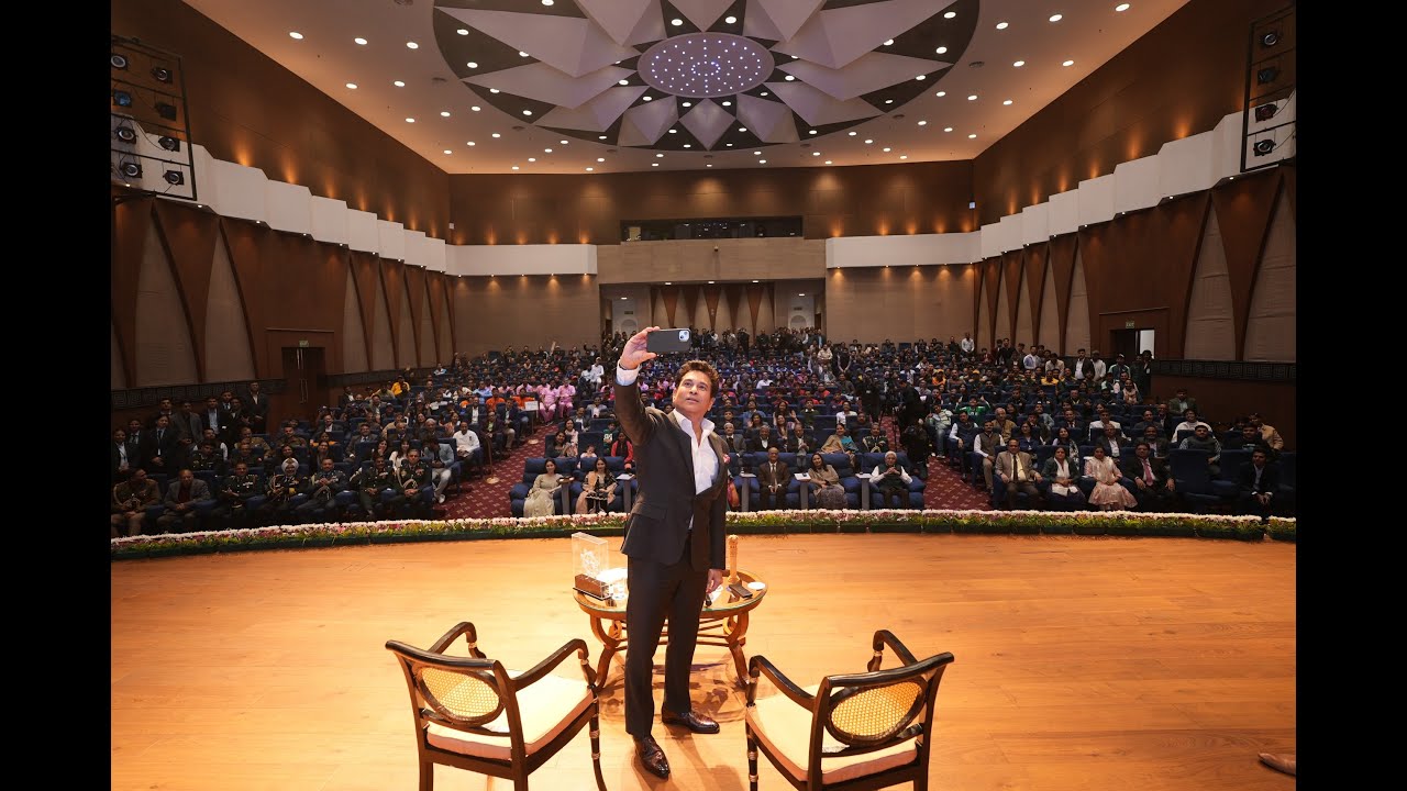 Cricket legend Shri Sachin Tendulkar | Rashtrapati Bhavan Vimarsh Shrinkhala