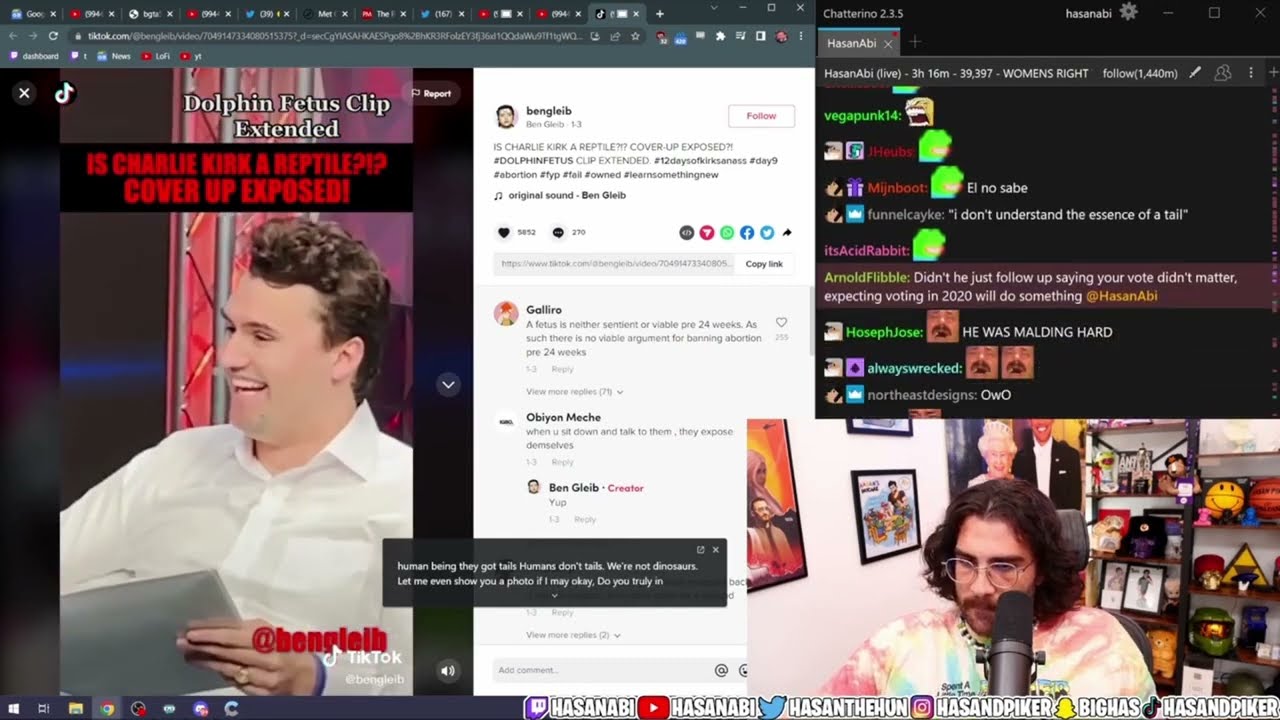 Ben Gleib DESTRYOS Charlie Kirk In Abortion Debate | Hasan's Himbos