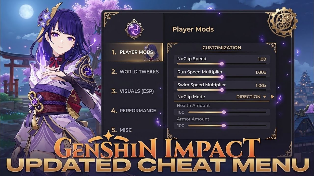 TOP Genshin Impact Hack 2026 / Teleport + Auto Farm + God Mode / Working Mod PC