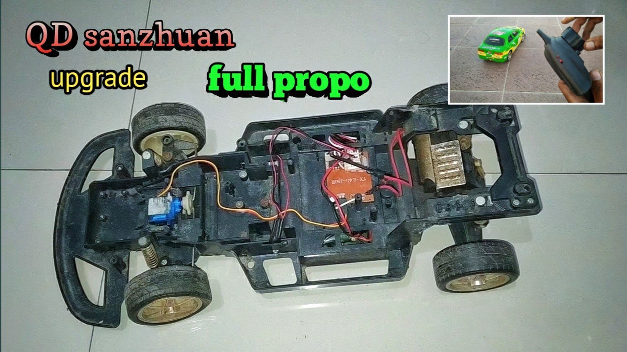 upgrade RC QD sanzhuan menjadi full propo dengan sekala 1:10
