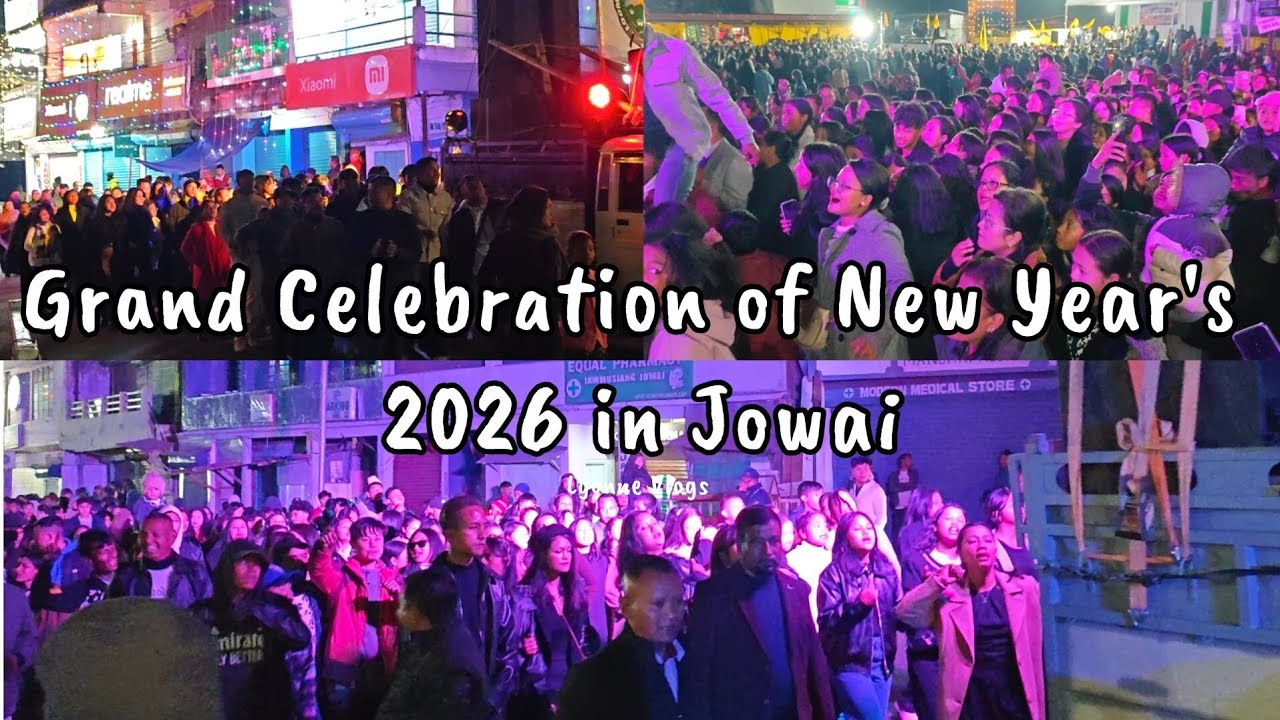 Grand Celebration of New Year's 2026 in Jowai (Chad Surok) | Lyonne Vlogs 