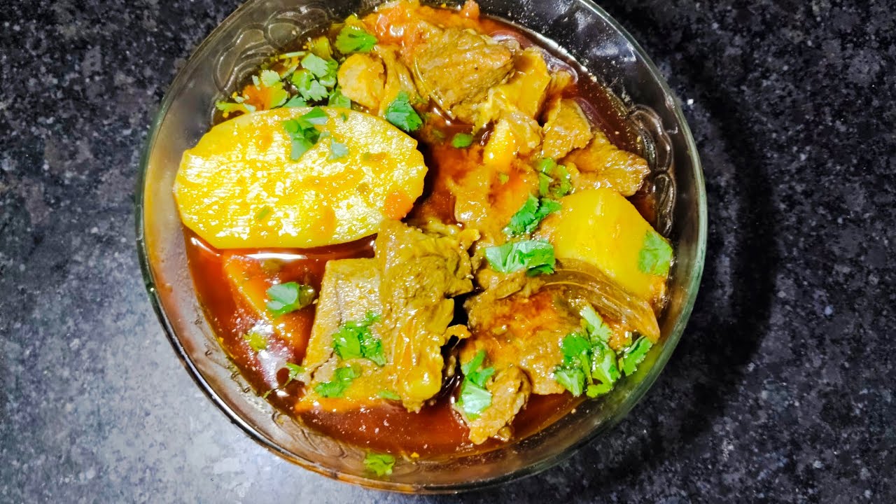 गोश्त आलू बनाने का सबसे आसान और परफेक्ट तरीका gosht Aalu easy & delicious #recipe #arzaika