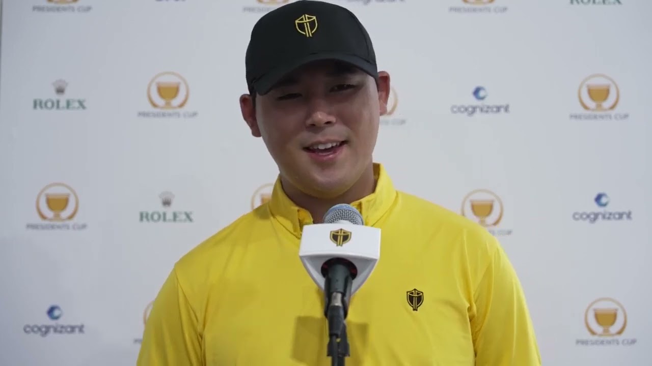 Si Woo Kim Wednesday Press Conference 2022 Presidents Cup