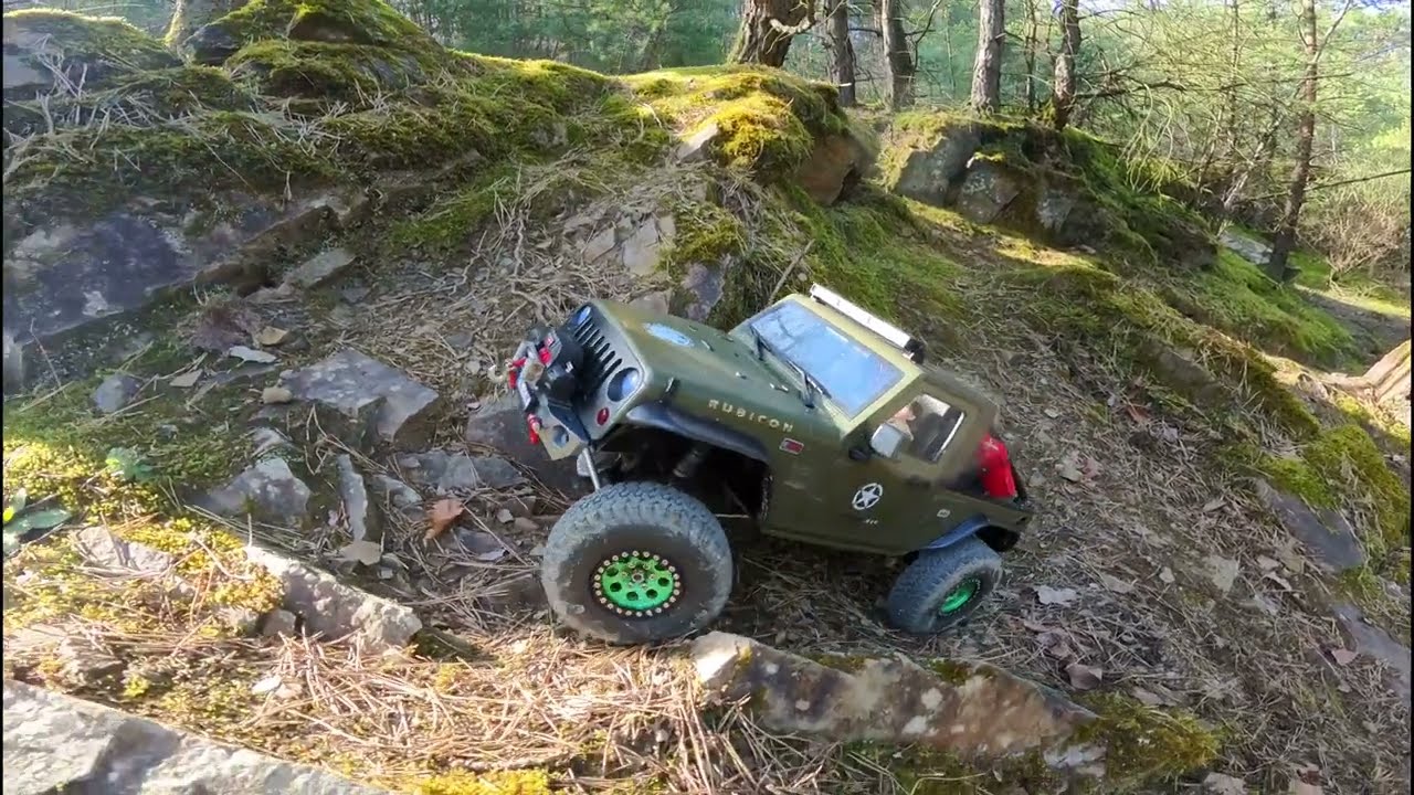 Injora JK8, Axial Old Bronco, Mini Mog sunny Crawling