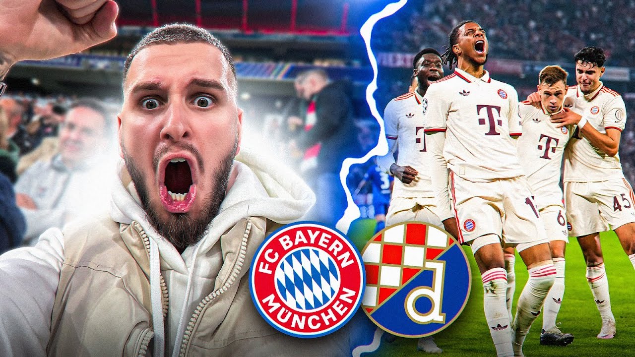 HISTORISCHES SPIEL! 9:2 BAYERN Vs. DINAMO ZAGREB 😱😱 Stadion Vlog IamTabak