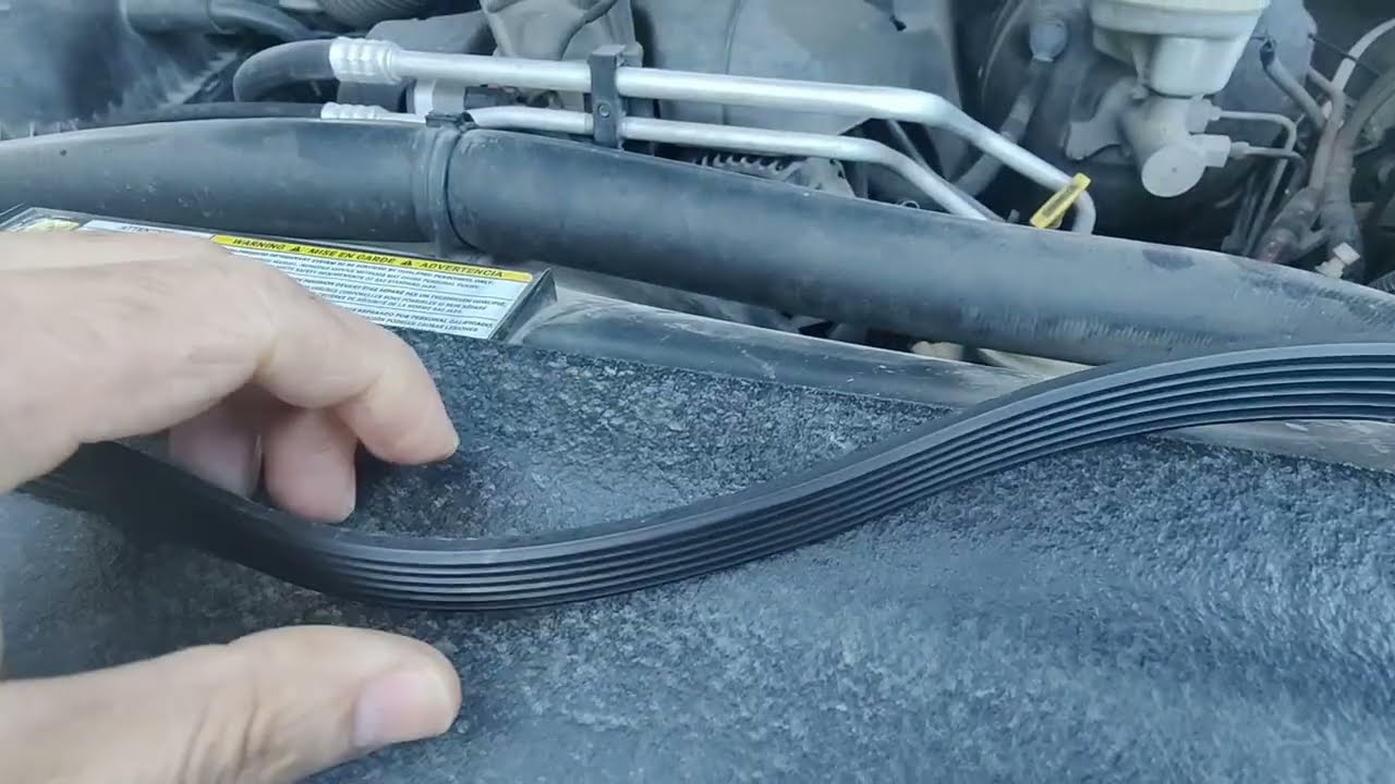 Cambio de banda fácil Dodge ram 5.7 L 