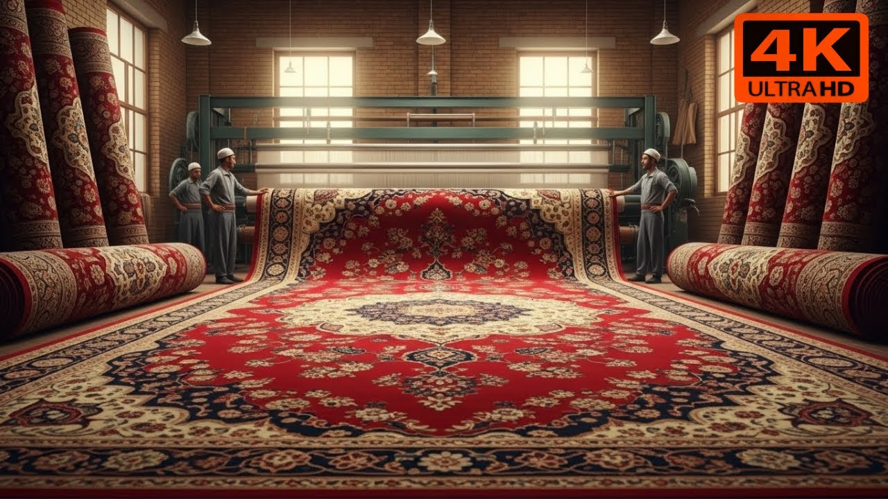 Inside A Modern Red Carpets Factory: Full Manufacturing Process