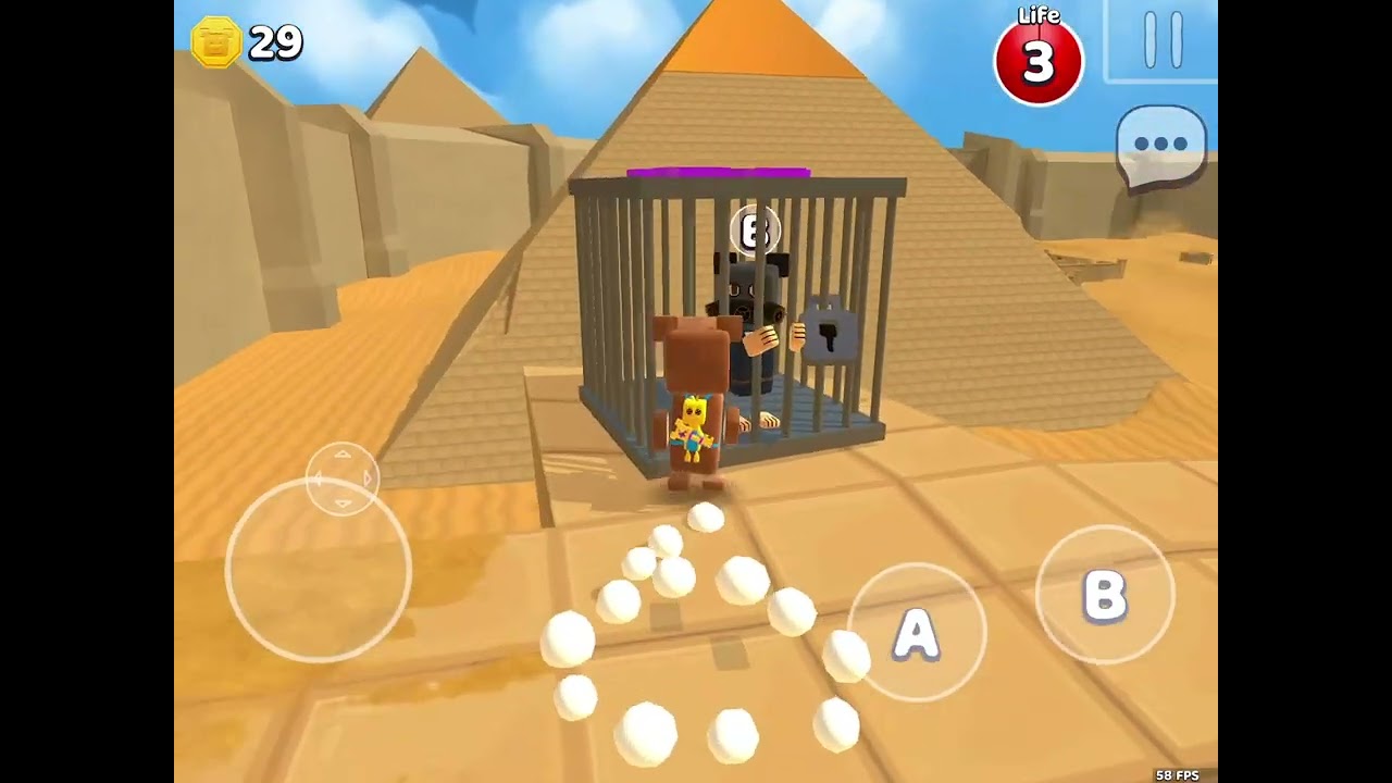 I had to defeat the guardian to save my sister😨 pt 3 beemothep desert 