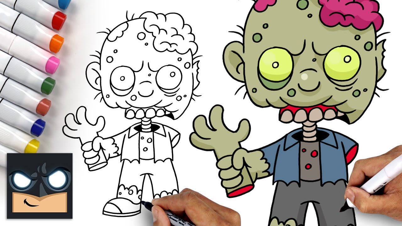 How To Draw a Zombie | Walking Dead