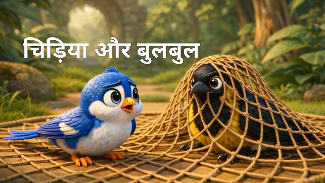 चिड़िया और बुलबुल |  chidiya aur bulbul | moral kahani | Hindi kahaniya | #moral #hindikahani #Moral