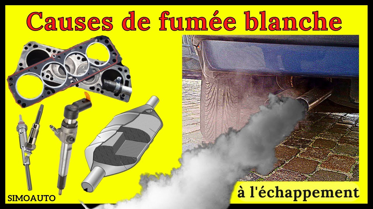 Les causes des fumée blanche à l'échappement de votre véhicule | SIMOAUTO