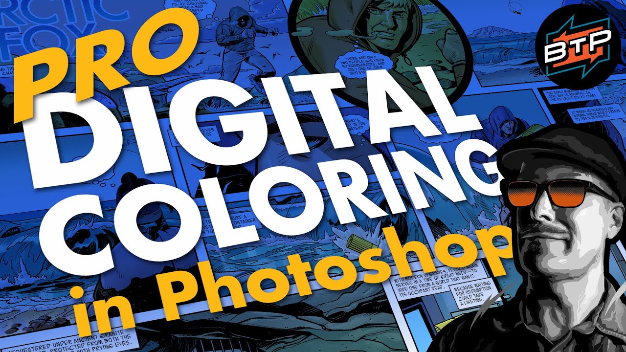 НОВЫЙ ПОДХОД К РАСКРАШИВАНИЮ КОМИКСОВ в Photoshop