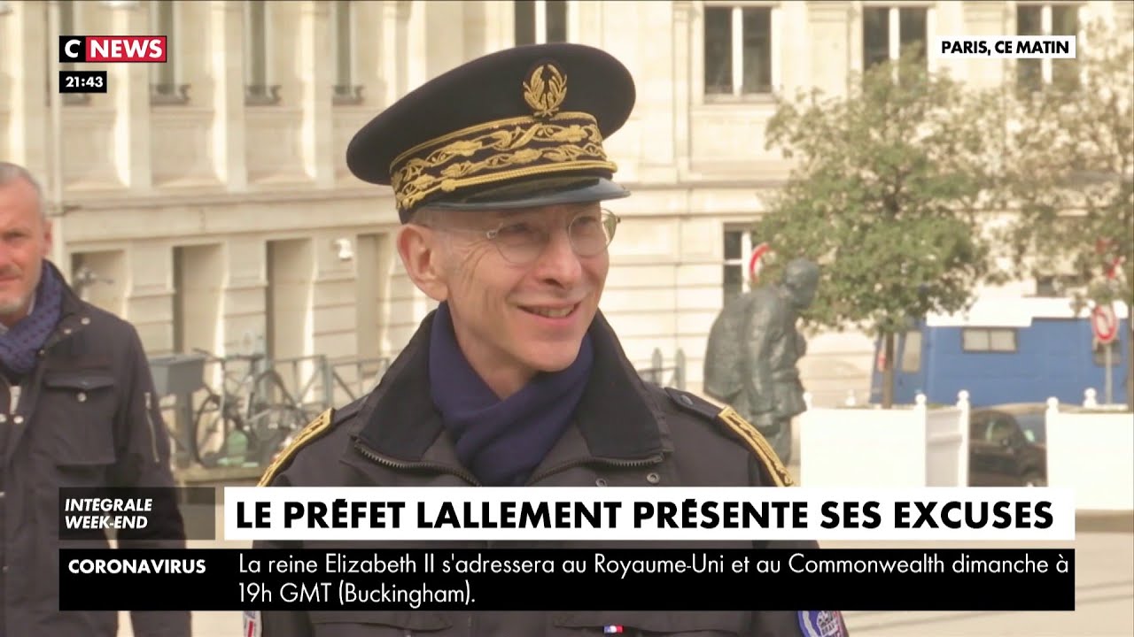 Le pr&eacute;fet Lallement pr&eacute;sente ses excuses