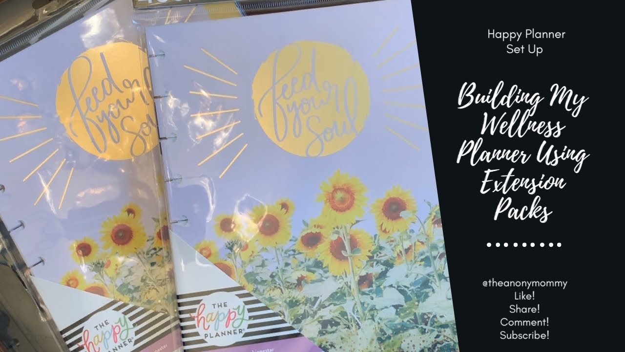 BUILDING MY 2020 WELLNESS PLANNER with Happy Planner Extension Packs - PLANNER SETUP + FLIP THROUGH