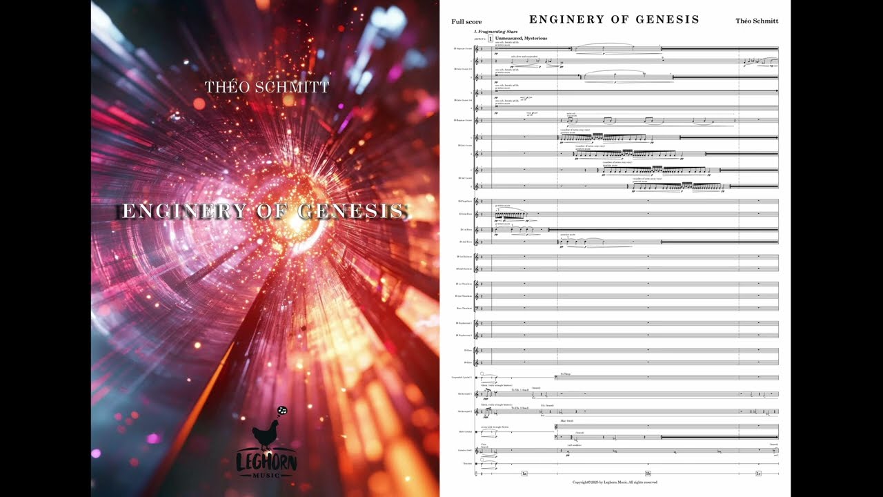 ENGINERY OF GENESIS | Brass Band | Score Scrolling