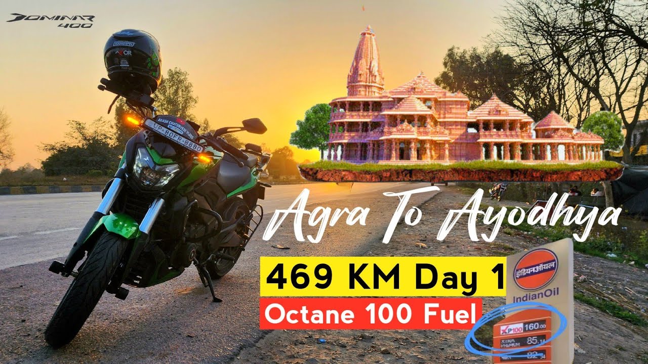 Bajaj Dominar 400 UG BS6 Long Ride 🚀 | Agra To ayodhya Day 1