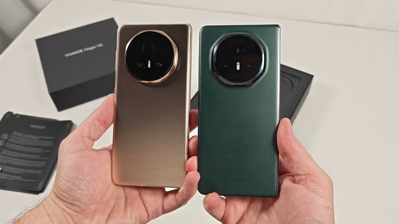 Honor Magic V5 vs Magic V3 unboxing and hardware comparison